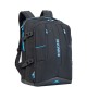 Rivacase 7860 borsa per notebook 43,9 cm 17.3 Zaino Nero, Blu 7860BK