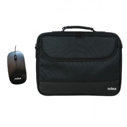 Nilox NOTEBAG 15.6 PRO MOUSE USB borsa per notebook 40,6 cm 16 Valigetta ventiquattrore Nero NXMOS5156BK