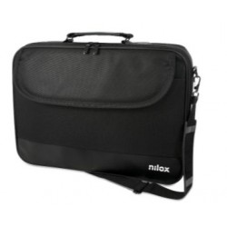 Nilox NOTEBAG 15.6P CON AGGANCIO TROLLEY borsa per notebook 39,6 cm 15.6 Valigetta ventiquattrore Nero NXESS4156BK