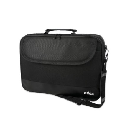 Nilox NOTEBAG 15.6P CON AGGANCIO TROLLEY borsa per notebook 39,6 cm 15.6 Valigetta ventiquattrore Nero NXESS4156BK