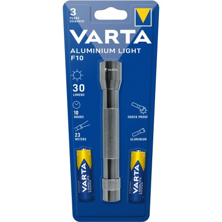 Varta TORCIA ALUMINIUM LIGHT F10 2AA