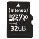 Intenso 3433480 memoria flash 32 GB MicroSDHC UHS I Classe 10