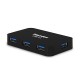 Hamlet Hub usb 3.0 a 4 porte 5 Gbps XHUB430BK