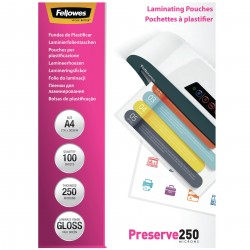 Fellowes CF100 POUCHES LUCIDE PRESERVE250 A4