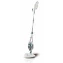 Ariete 4164, Steam Mop 10 in 1, Scopa lavapavimenti a vapore, 1500 W, Vapore continuo, Autonomia illimitata, BiancoCeleste