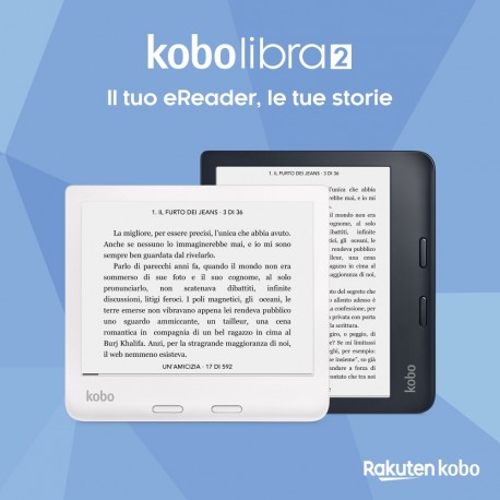 Kobo Libra 2 lettore e book Touch screen 32 GB Wi Fi Bianco N418 KU WH K EP
