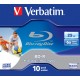 Verbatim BD R SL 25GB 6x Printable 10 Pack Jewel Case 10 pezzoi 4371310