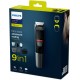 Philips MULTIGROOM Series 5000 9 accessori Tecnologia DualCut 9 in 1, Barba e capelli MG572015