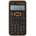 Sharp EL-520X calcolatrice Tasca Calcolatrice scientifica Nero, Arancione SH-EL520XYR