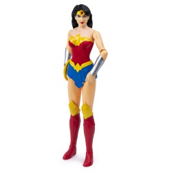 Spin Master DC Comics DC Universe, Personaggio di WONDER WOMAN in scala 30 cm con decorazioni originali e 11 punti di ...