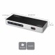 StarTech.com Dock USB C e USB A Dock doppio monitor DisplayPort HDMI 4K 60Hz Docking station ibrida USB 3.0 per laptop...