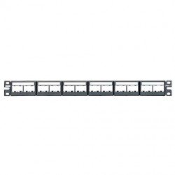 Panduit Mini Com Modular Faceplate Patch Panel CPPL24WBLY