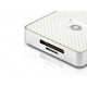 Conceptronic CMULTIRWU3 lettore di schede USB 3.2 Gen 1 3.1 Gen 1 Argento, Bianco