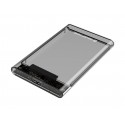 Conceptronic DANTE03T contenitore di unità di archiviazione Box esterno HDDSSD Trasparente 2.5