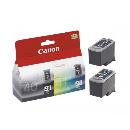 Canon PG 40 CL 41 cartuccia dinchiostro 2 pz Originale Ciano per foto, Magenta per foto, Nero, Giallo foto 0615B051