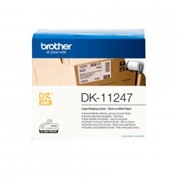 Brother DK 11247 nastro per etichettatrice Nero su bianco DK11247