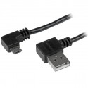 StarTech.com Cavo da Usb a micro USB con connettori ad angolo destro - MM da 1 m Nero USB2AUB2RA1M