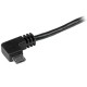 StarTech.com Cavo da Usb a micro USB con connettori ad angolo destro MM da 1 m Nero USB2AUB2RA1M