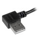 StarTech.com Cavo da Usb a micro USB con connettori ad angolo destro MM da 1 m Nero USB2AUB2RA1M