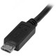 StarTech.com Cavo prolunga Micro USB maschio a femmina Cavo di estensione micro USB di 50cm Nero USBUBEXT50CM