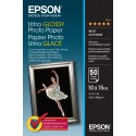Epson Ultra Glossy Photo Paper - 10x15cm - 50 Fogli C13S041943