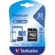 Verbatim Premium 32 GB MicroSDHC Classe 10 44083