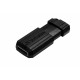 Verbatim PinStripe Memoria USB da 8 GB Nero 49062