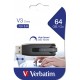 Verbatim V3 Memoria USB 3.0 64 GB Nero 49174