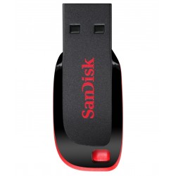 Sandisk Cruzer Blade unit flash USB 128 GB USB tipo A 2.0 Nero, Rosso SDCZ50 128G B35