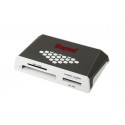 Kingston Technology USB 3.0 High-Speed Media Reader lettore di schede USB 3.2 Gen 1 3.1 Gen 1 Grigio, Bianco FCR-HS4