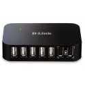 D-Link DUB-H7 USB 2.0 Type-B 480 Mbits Nero