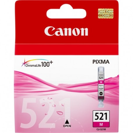 Canon Cartuccia dinchiostro magenta CLI 521M 2935B001