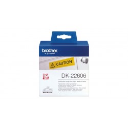 Brother Nastro pellicola a lunghezza continua giallo DK22606