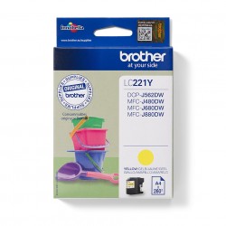 Brother LC221Y cartuccia dinchiostro 1 pz Originale Giallo