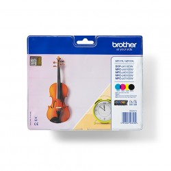 Brother LC127XLVALBP cartuccia dinchiostro 4 pz Originale Nero, Ciano, Magenta, Giallo