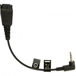 Jabra 8800 00 46 cavo audio 0,15 m QD 2.5mm jack Nero