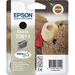 Epson Teddybear Cartuccia Nero C13T06114010