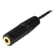 StarTech.com Cavo adattatore Prolunga cuffie mini Jack 3,5mm Prolunga Cavo audio Casse MaschioFemmina da 3,6m MU12MF