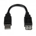 StarTech.com Cavo adattatore di prolunga USB 2.0 da 15 cm A ad A - MF USBEXTAA6IN