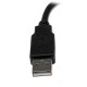StarTech.com Cavo adattatore di prolunga USB 2.0 da 15 cm A ad A MF USBEXTAA6IN