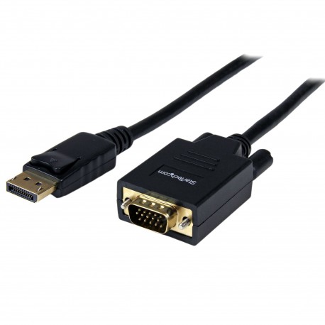 StarTech.com Cavo da DisplayPort a VGA da 1,8 m Cavo adattatore da DisplayPort a VGA attivo Video 1080p Cavo monitor ...