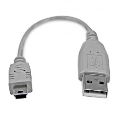 StarTech.com Cavo mini USB 2.0 15 cm A a mini B USB2HABM6IN