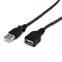 StarTech.com Cavo prolunga USB2.0 da A ad A Cavo Extender USB 2.0 Maschio Femmina da 1,8m USBEXTAA6BK