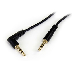 StarTech.com Cavo audio stereo da slim 3,5 mm ad angolare destro 30 cm MM MU1MMSRA