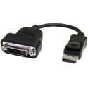 StarTech.com Adattatore DisplayPort a DVI - Adattatore compatto da DisplayPort a DVI-D - Dongle DP a DVI MonitorDisplay ...