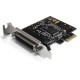 StarTech.com Scheda PCI Express seriale a 4 porte RS 232 con cavo di ripartizione PEX4S553B