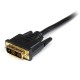 StarTech.com Cavo adattatore HDMI a DVI D Cavo connettore presa HDMI a presa DVI MaschioMaschio da 2 m HDDVIMM2M