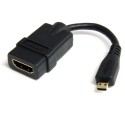 StarTech.com Cavo HDMI a micro HDMI ad alta velocita - Cavo HDMI micro High Speed da 12cm - FM - Nero HDADFM5IN