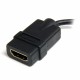 StarTech.com Cavo HDMI a micro HDMI ad alta velocita Cavo HDMI micro High Speed da 12cm FM Nero HDADFM5IN