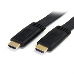 StarTech.com Cavo HDMI ad alta velocit da 5 m Cavo piatto Ultra HD 4k x 2k con Ethernet HDMI MM HDMM5MFL
